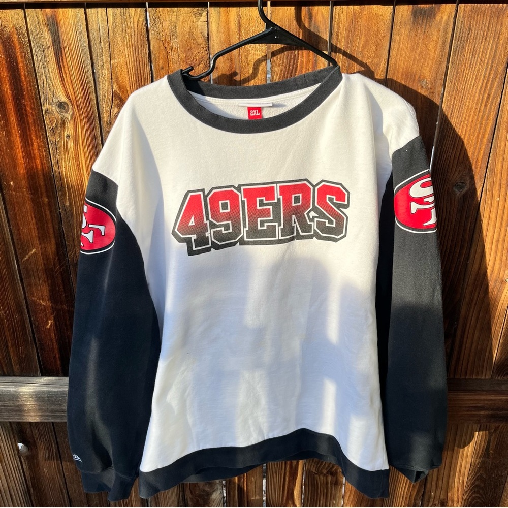 Sick Mitchell & Ness San Francisco 49ers Crew Neck Sweater